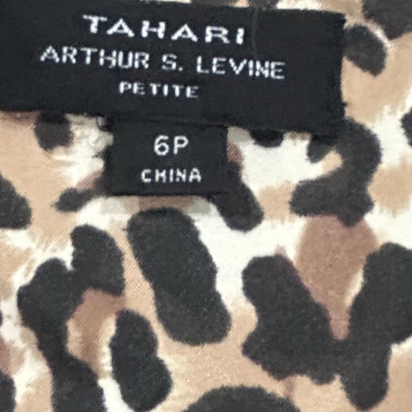 Tahari Blue V-Neck Career Midi Dress Size 6 - Picture 8 of 10